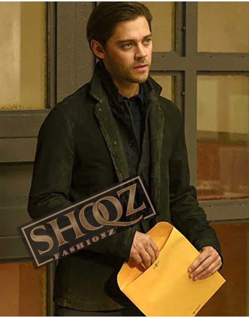 Prodigal Son Malcolm Bright (Tom Payne) Suede Leather Jacket